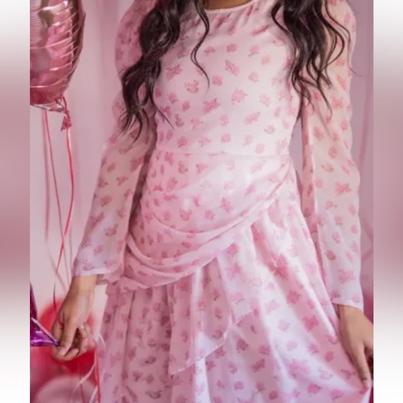 JessaKae X Small Pink floral dress. Perfect condition - Picture 1 of 8